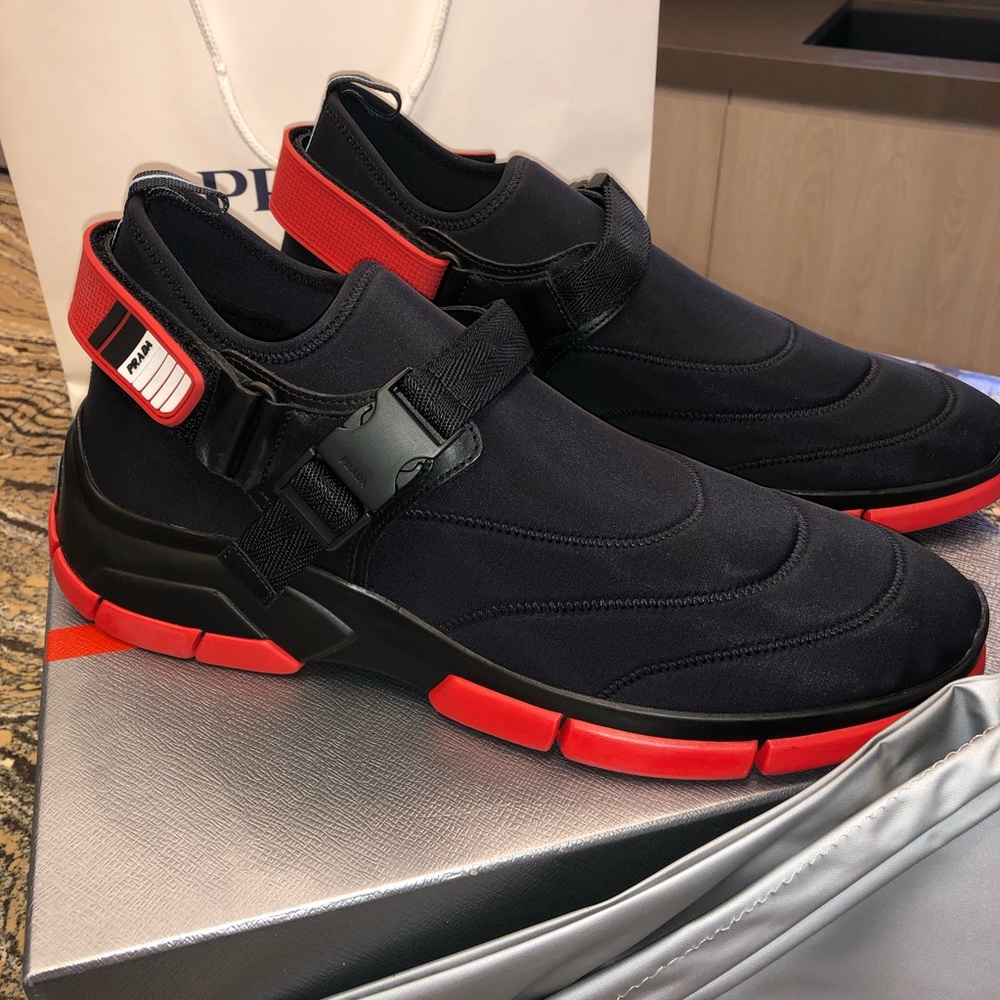 Prada Neoprene With Decorative Stitching